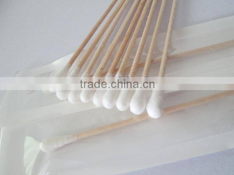 Wooden stick cotton buds mediacal applicator