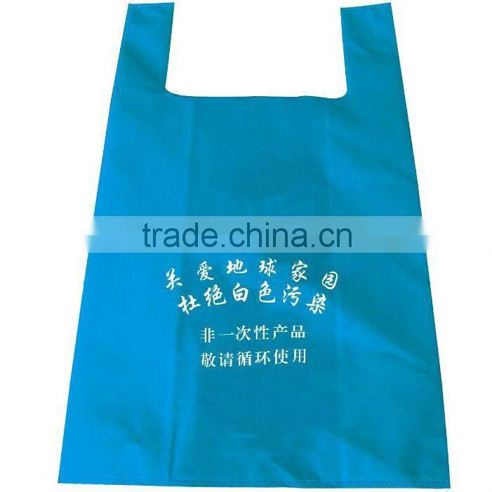 Standard size T-shirt shape non woven bag