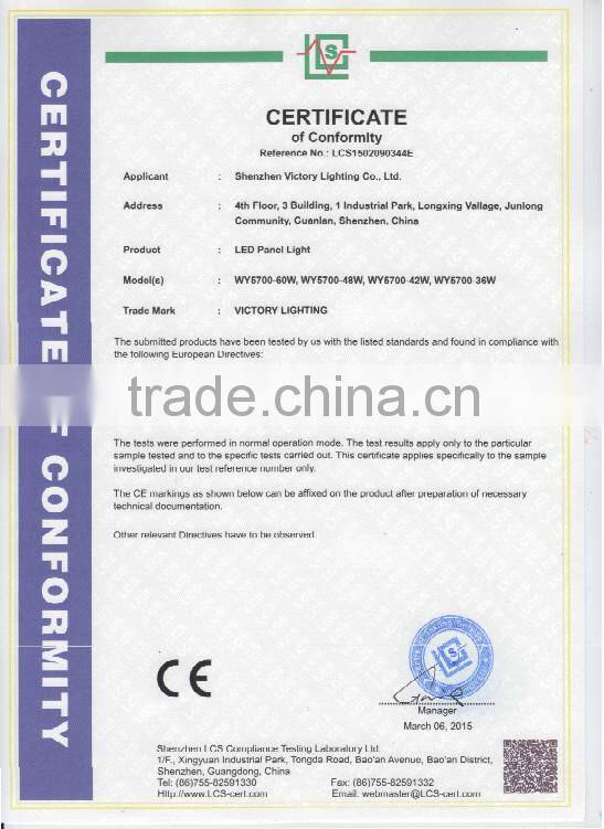 High power 36W LED Panel Lighting for Residential building 600x600 led panel fixture