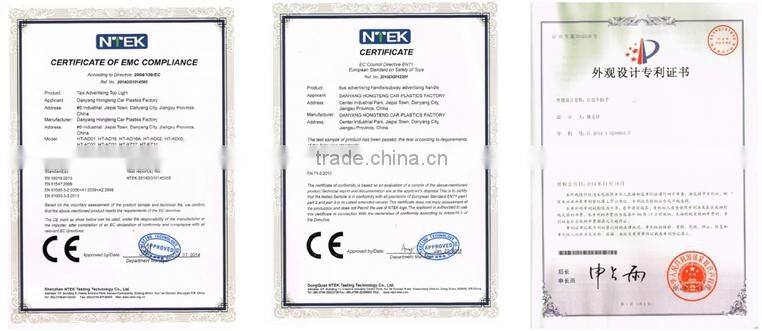 Hongteng new style taxi top advertising light