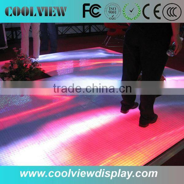 P25 CE ROHS certificate led dancing floor display