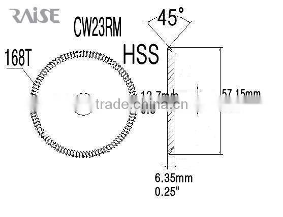 high quality lock pick tools_smooth incisions HSS-Ti double sides angle cutters for wenxing vetical key clone machine