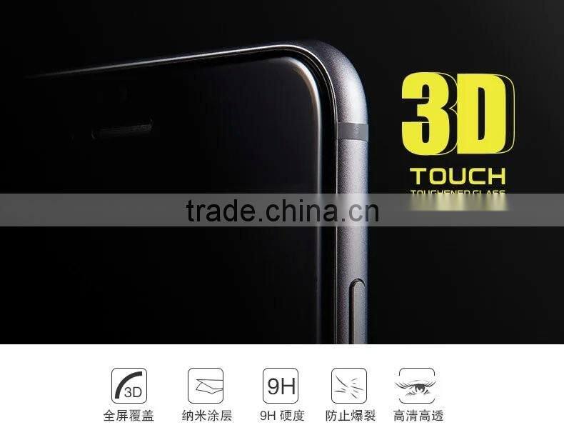 Joyroom Anti explosion Tempered Glass 3D Screen Protective Film For iPhone 6Plus Transparent Frame Package MT-5457