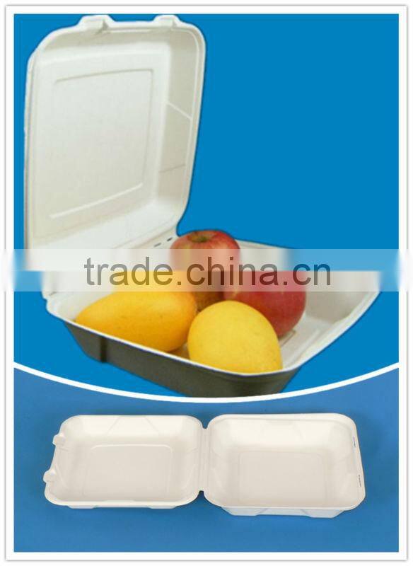 Biodegradable Tree-free Bagasse Pulp Food Box
