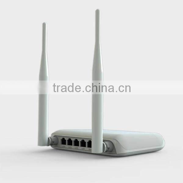 Korean Style High-end 300Mbps High Power Wireless WIFI Router with 2*3dBi Antenna