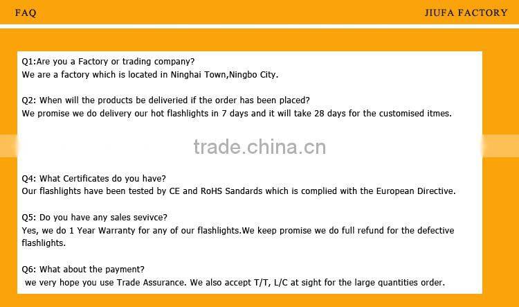 JF zoom double headed 26650 strong light flashlight rechargeable outdoor long distance phone recharge fishing lamps