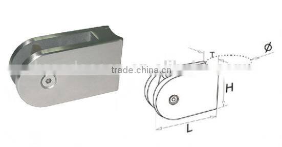 russia handrail pipe metal clip/stainless steel metal clip GC-21