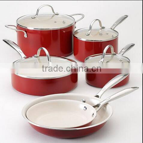 Non-stick & Ceramic Coated Cookware Set Pots and Pans