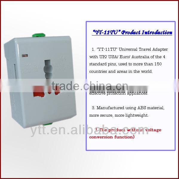 Traveller Charger for UK,European,USA,AU and USB Charger with Fuse