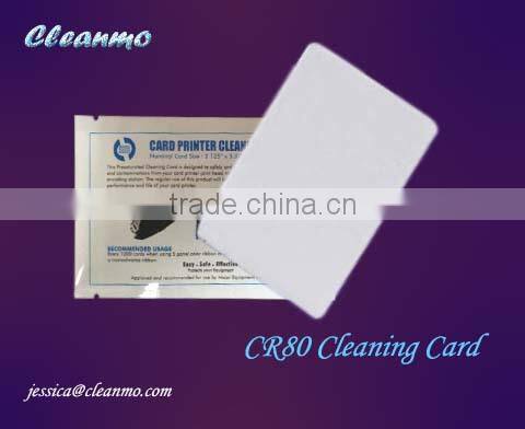 2014 hotest CR80 Cleaning Card For ATM