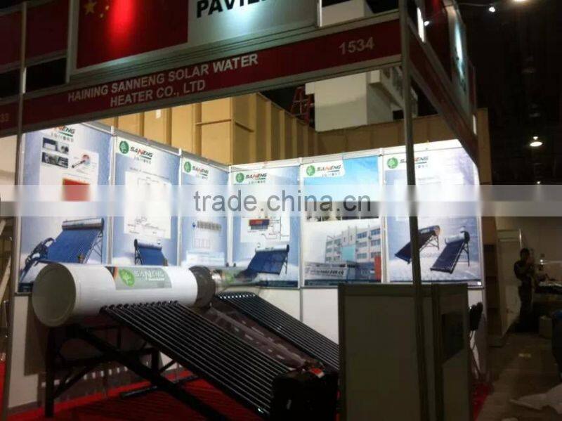 Stainless steel Vacuum Tube Compact Pressurized Solar water heater
