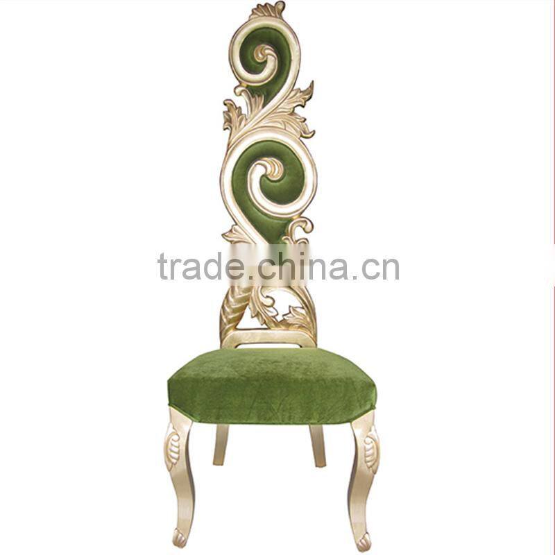Cheap Golden Silver Classic Antique Reproduction Wooden Royal King Throne Chair