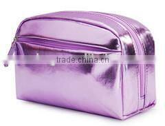 Stylish PU leather women cosmetic bag