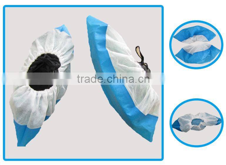 2015 Green disposable non slip shoe covers for hotel
