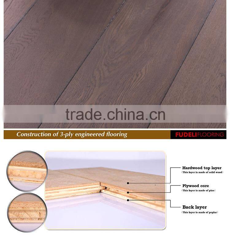Top class AB grade FSC Certified engineered timber flooring