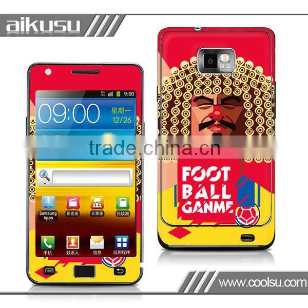 Wholesale cell phone skins&stickers for samsung s2 i9100