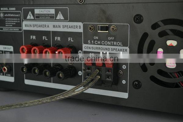 amplificator audio SASION 600W 5.1 channels audio amplifier enclosure power amplifier