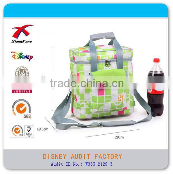 600D soft cooler bag shoulder lunch cooler bags women cheap cooler bag
