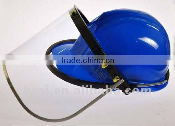 2016 hot selling helmet face shield CE approved PC clear visor,safety helmet face shield
