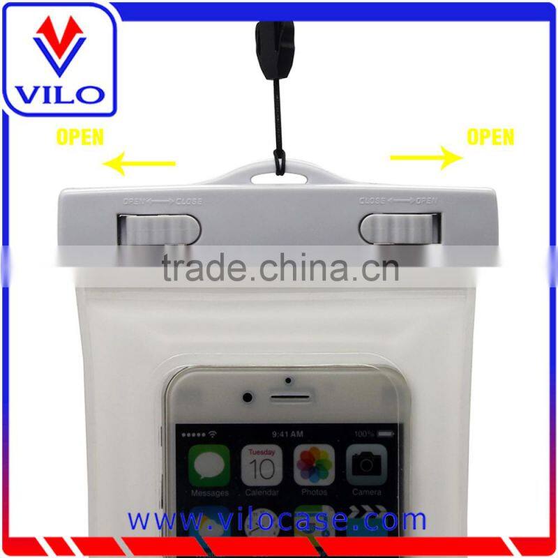 Floating protective waterproof pouch for all smart phones