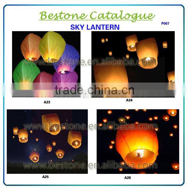 2015 ECO flame resistant chinese sky lanterns sky lantern no fire