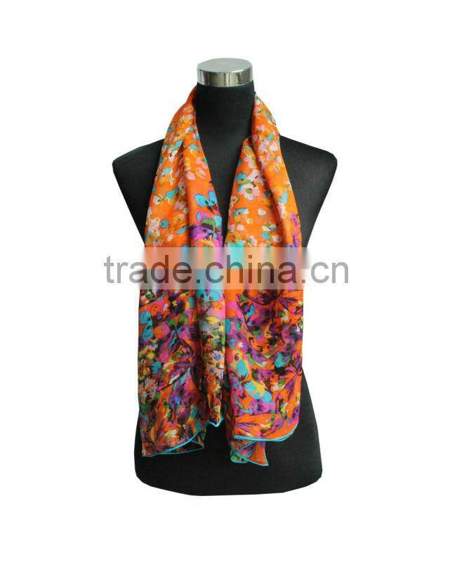 Silk scarf / Fashion scarf / Silk shawl