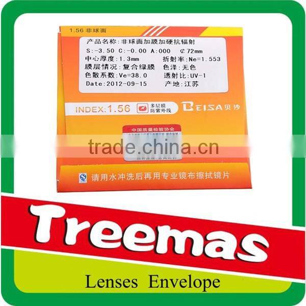 oem optical lens envelope and watch lens envelope with or without inner lining