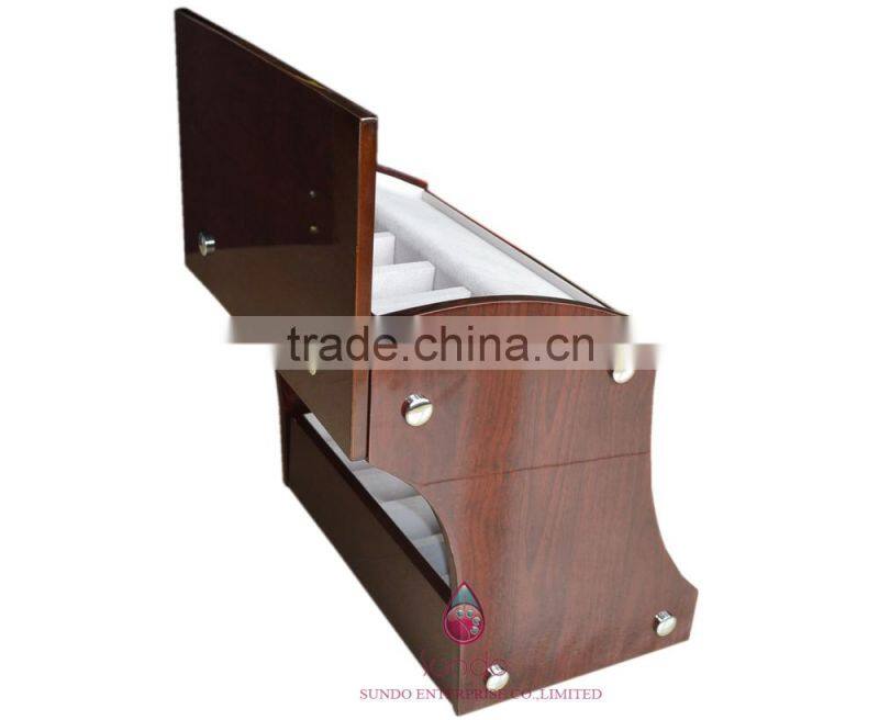 high quality wood belt display stand in classic style