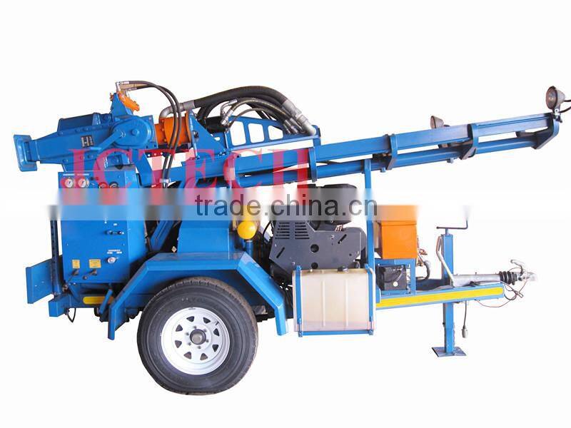 TWD200 Trailer mounted portable shallow mini well drilling rig
