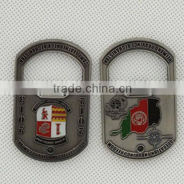 SM-LO010 metal military souvenir bottle opener custom shape