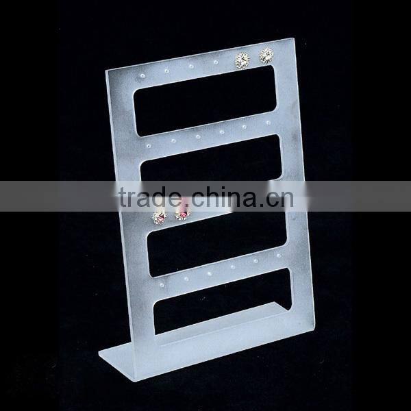Acrylic material T shape black acrylic bracelet jewelry display