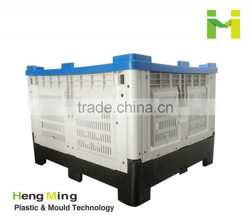 Collapsible fruit picking bin