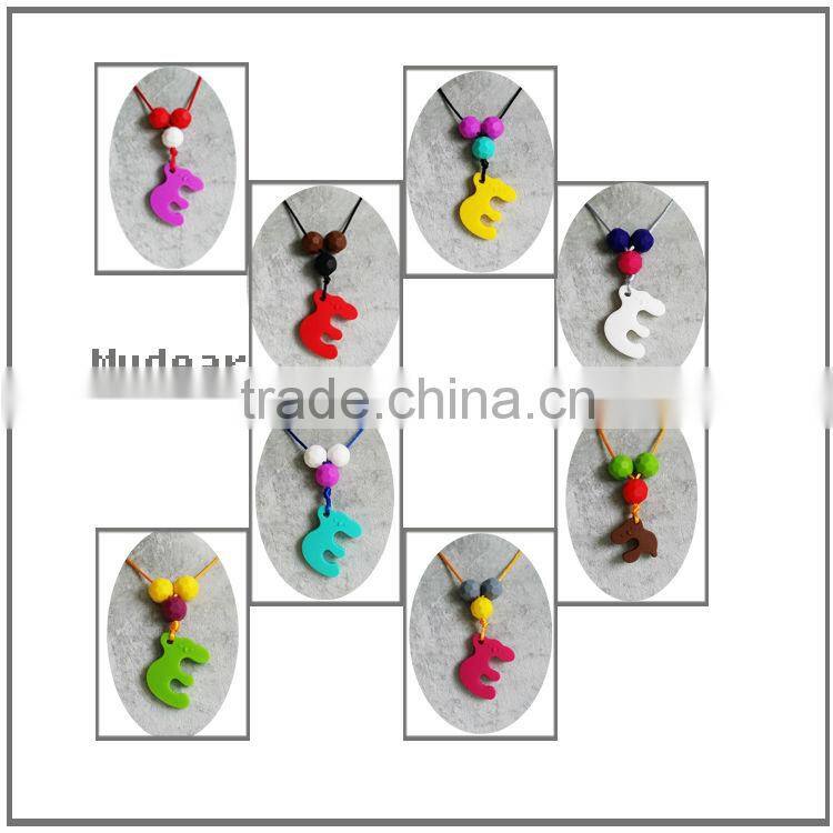 Soft food grade silicone beads bracelets for baby teether