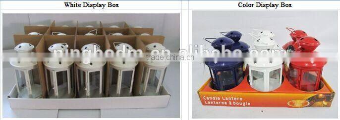 Outdoor Garden Decorative Black Metal Lantern