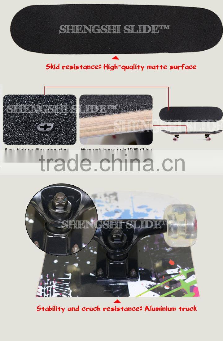 2015 New Product 7ply Maple Wood Skateboard