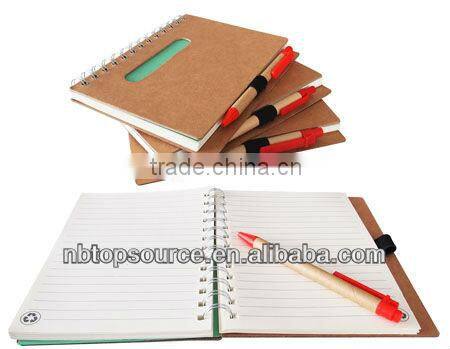 Promotion Recycled Mini Notepad With Pen