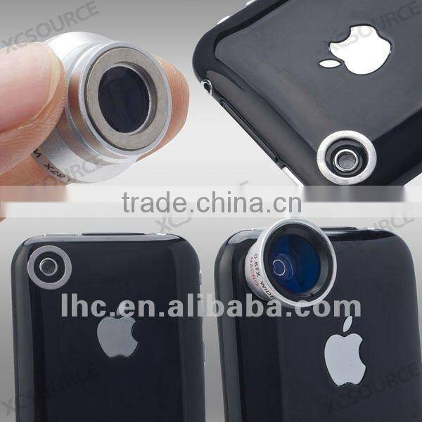 Original JEC Wide angle + Macro Mobile Telephoto Lens for iPhone 4 accessory, Supply accessory only