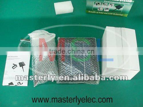 Solar lighting system Lithium battery+ 28LED floodlight+2W solar panel