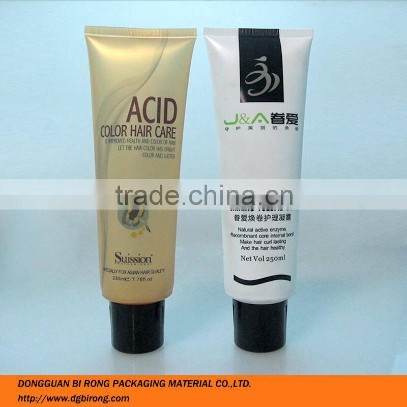 Large Plastic Cosmetic Hair Care Empty Tube Packaging