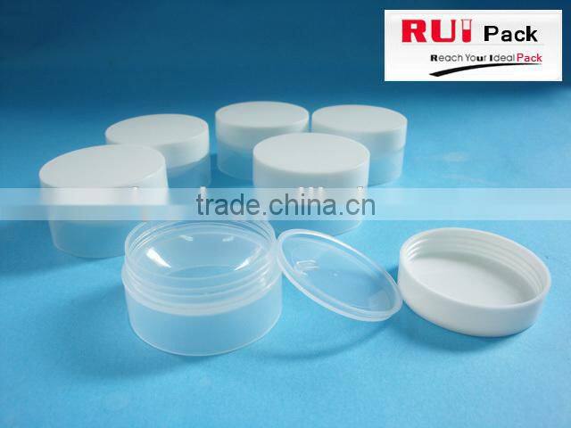 plastic cream jar,5g clear PS cosmetic jar for sample, plastic cosmetic jar