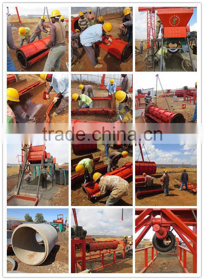Reinforced cement culvert pipe machine