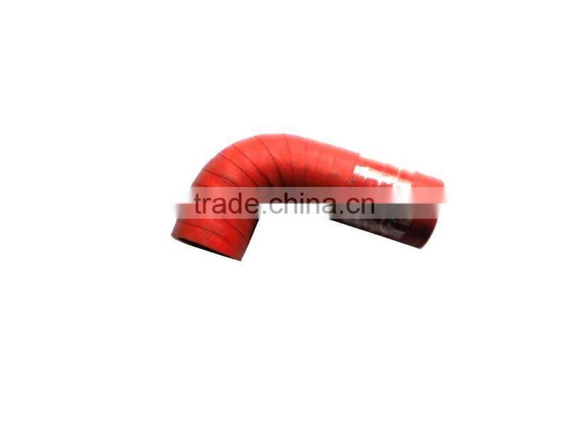 NKR55 Euro 2 genuine auto air cooler inlet hose soft red short JMC QINGLING pick up truck auto spare parts