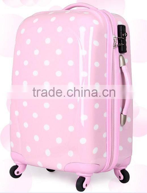 abs and pc 4 wheels travel luggage , trolley luggage, luggage set