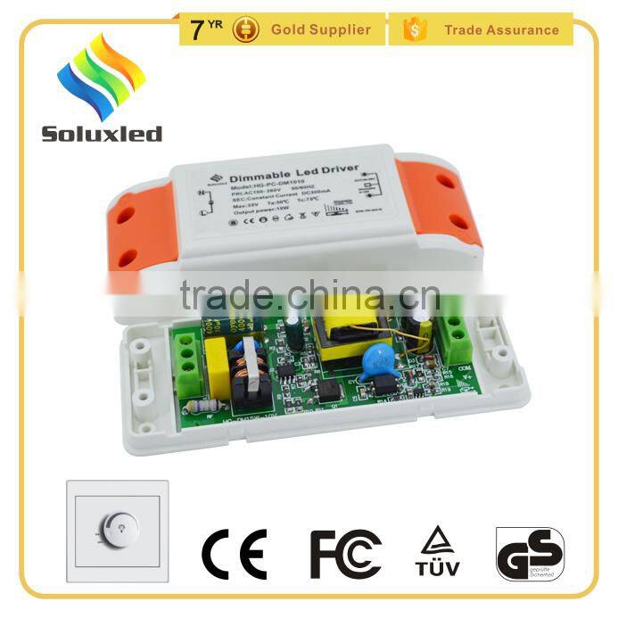 dimmable led driver 10w China Soluxled Direct