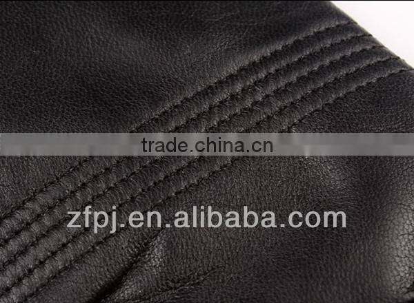 New lady screen-touch leather gloves