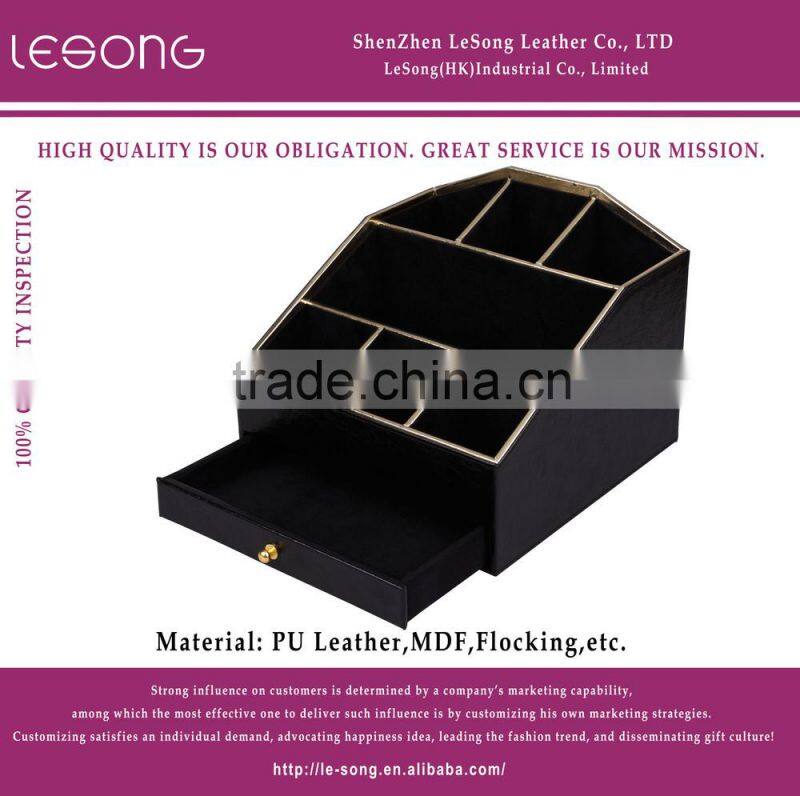 Multi-function Leather Storage box