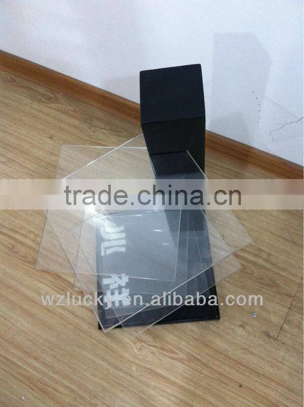Black small acrylic watch display stand