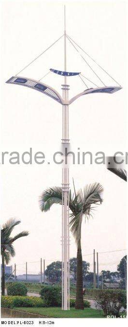 6m/8m/10m/12m street light with tapered /Round pole
