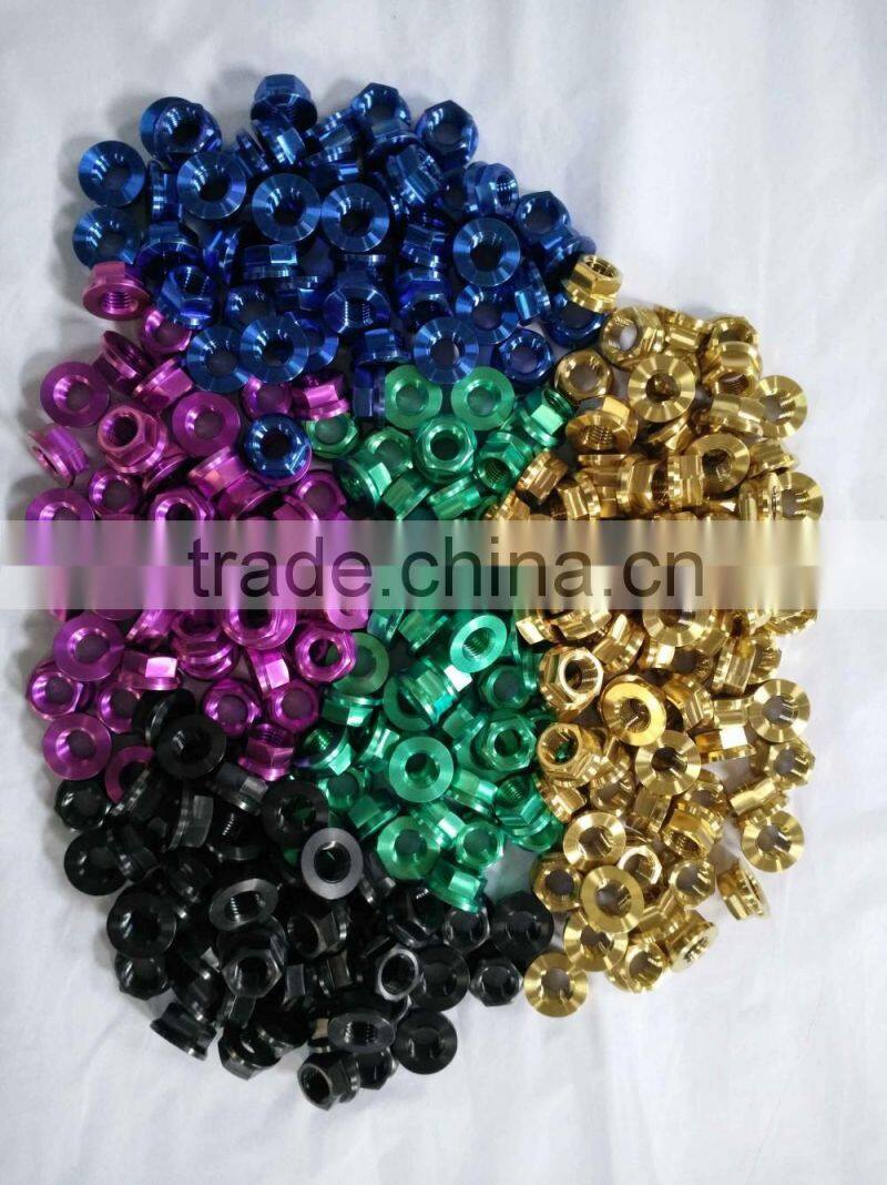Best factory price color titanium nut in stock