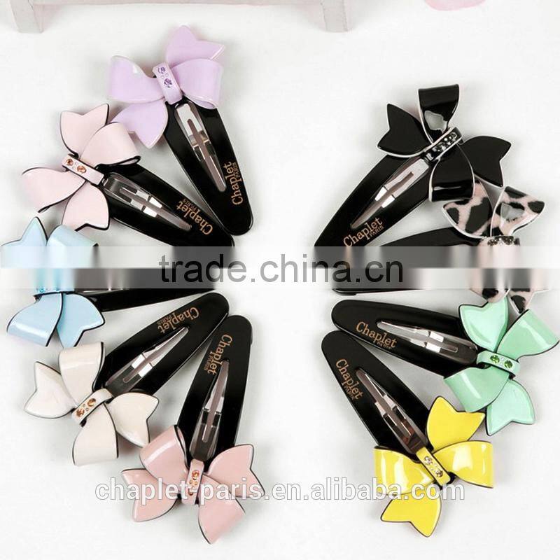new design jewelry bowknot hairpins